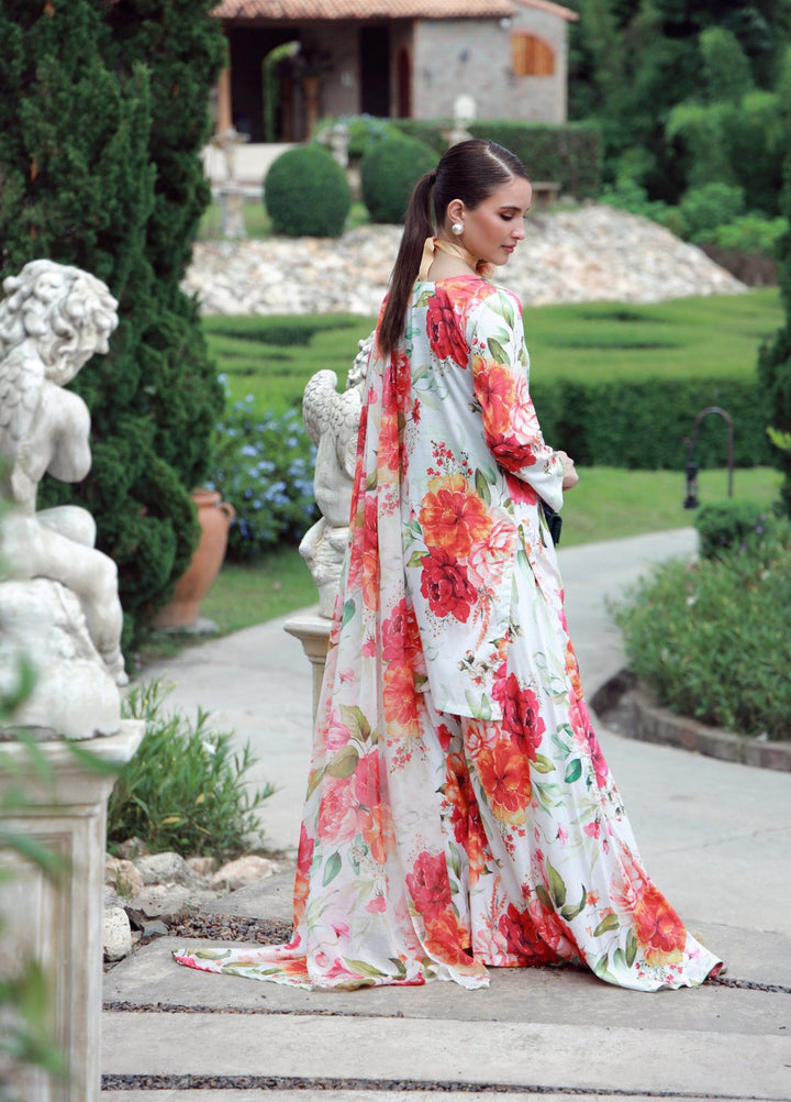 Floral Ritual Edit by Feathers  Printed Lawn 3 Piece Suit RUVEN - Casual Collection