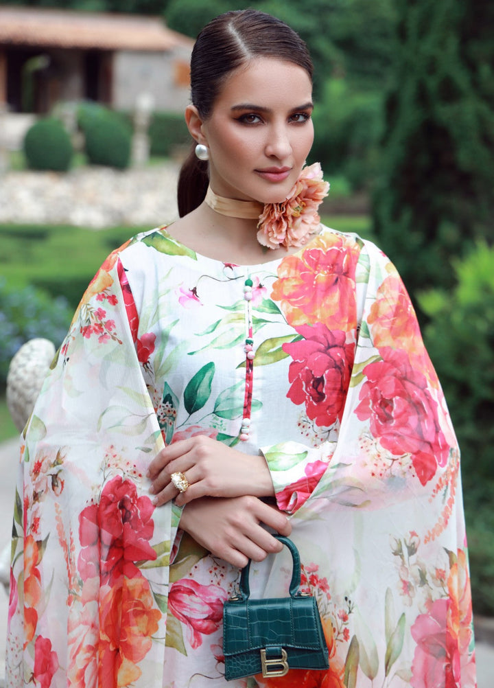 Floral Ritual Edit by Feathers  Printed Lawn 3 Piece Suit RUVEN - Casual Collection