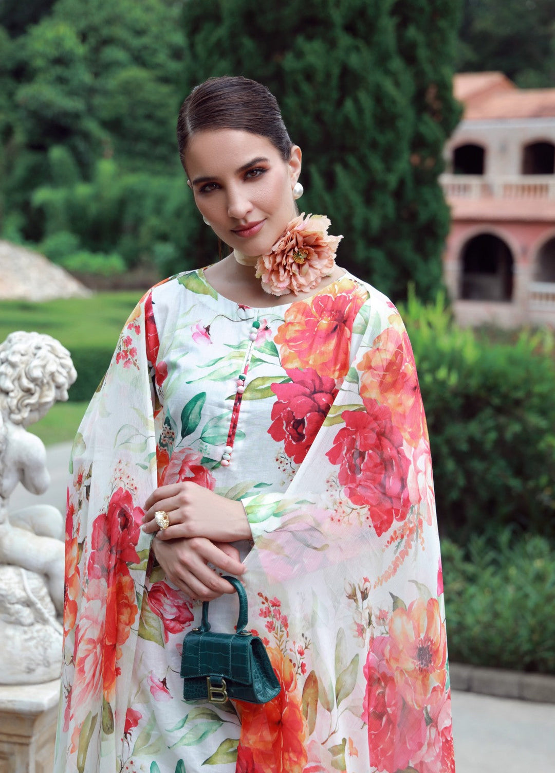 Floral Ritual Edit by Feathers  Printed Lawn 3 Piece Suit RUVEN - Casual Collection