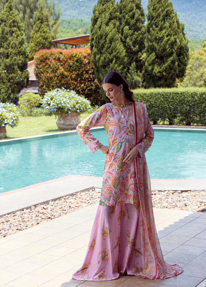 Floral Ritual Edit by Feathers  Printed Lawn 3 Piece Suit STYREL - Casual Collection