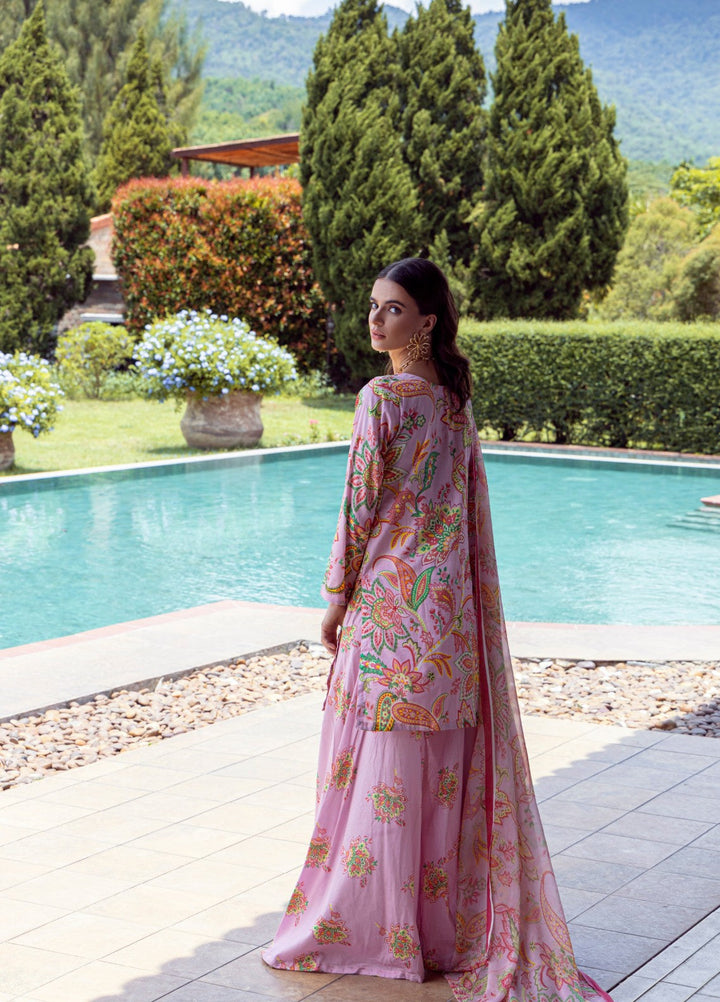 Floral Ritual Edit by Feathers  Printed Lawn 3 Piece Suit STYREL - Casual Collection