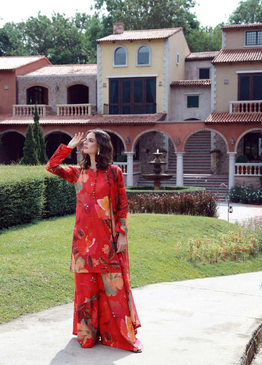 Floral Ritual Edit by Feathers  Printed Lawn 3 Piece Suit XERLIN - Casual Collection