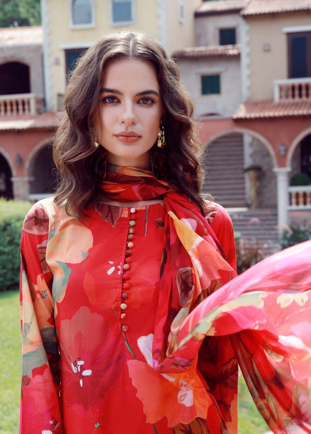 Floral Ritual Edit by Feathers  Printed Lawn 3 Piece Suit XERLIN - Casual Collection