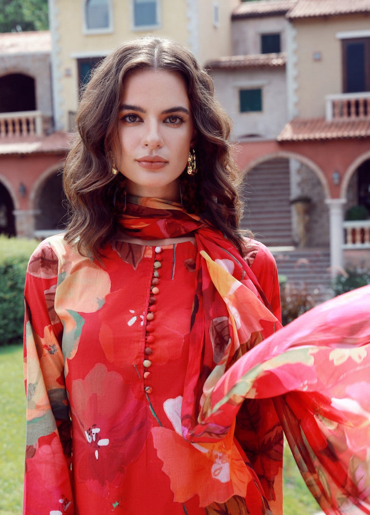 Floral Ritual Edit by Feathers  Printed Lawn 3 Piece Suit XERLIN - Casual Collection