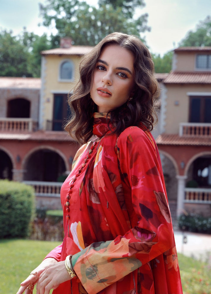 Floral Ritual Edit by Feathers  Printed Lawn 3 Piece Suit XERLIN - Casual Collection