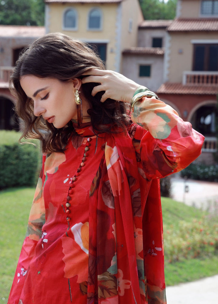 Floral Ritual Edit by Feathers  Printed Lawn 3 Piece Suit XERLIN - Casual Collection