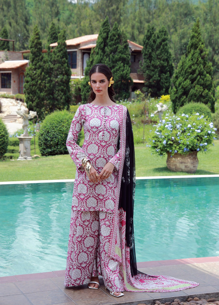 Petals Of Serenity by Feathers RTW Printed Lawn 3 Piece Suit GLOVIX - Casual Collection