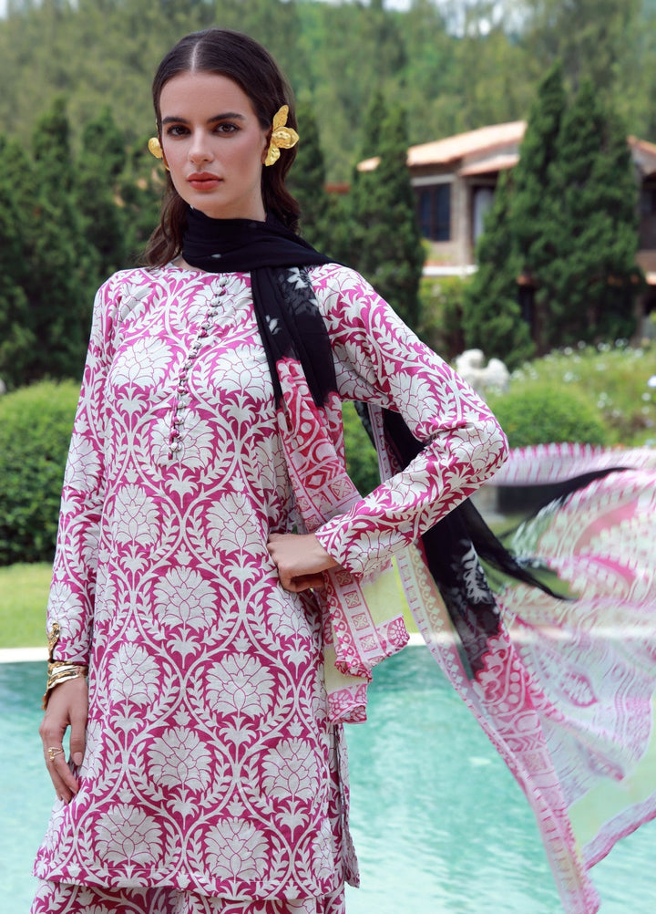 Petals Of Serenity by Feathers RTW Printed Lawn 3 Piece Suit GLOVIX - Casual Collection
