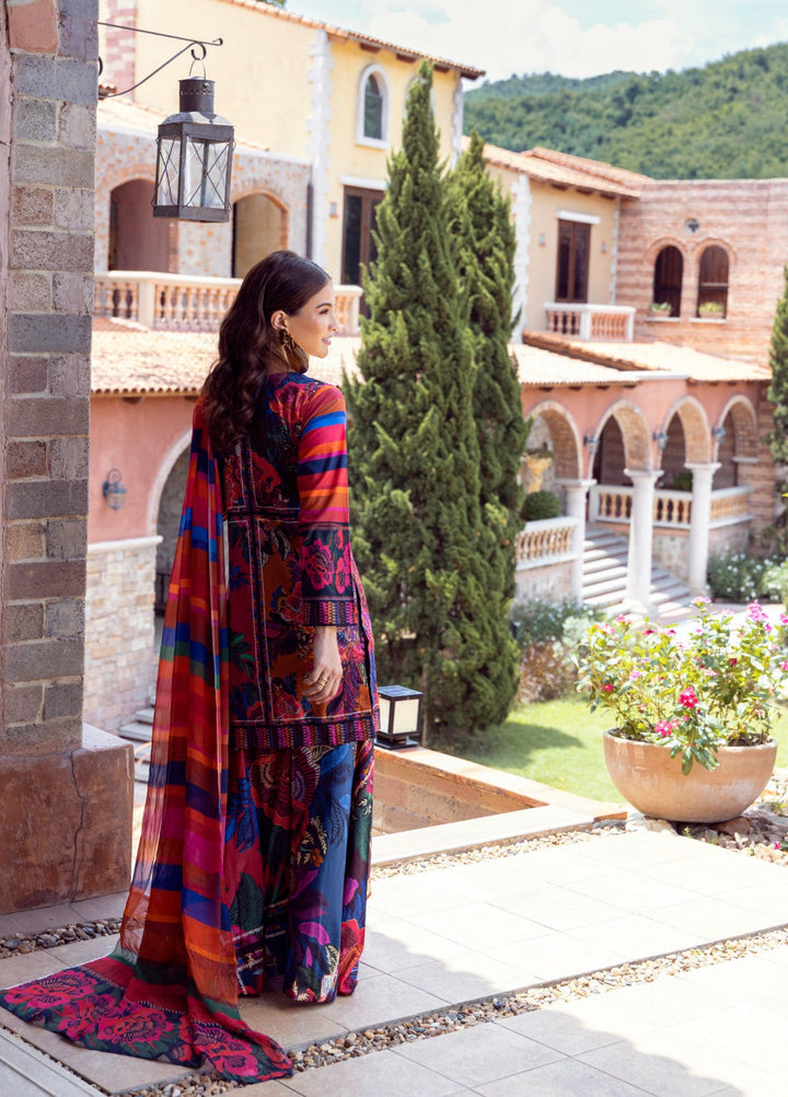 Petals Of Serenity by Feathers RTW Printed Lawn 3 Piece Suit MELTOR - Casual Collection