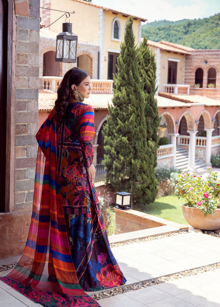 Petals Of Serenity by Feathers RTW Printed Lawn 3 Piece Suit MELTOR - Casual Collection