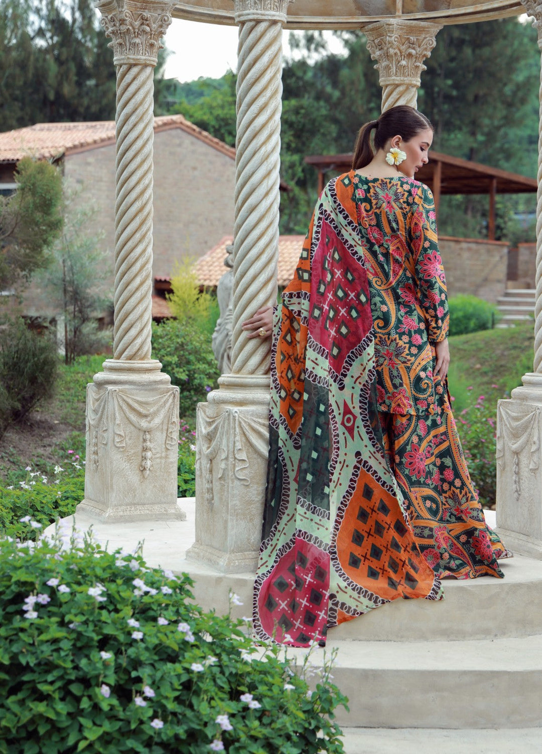 Petals Of Serenity by Feathers RTW Printed Lawn 3 Piece Suit SOLVEX - Casual Collection