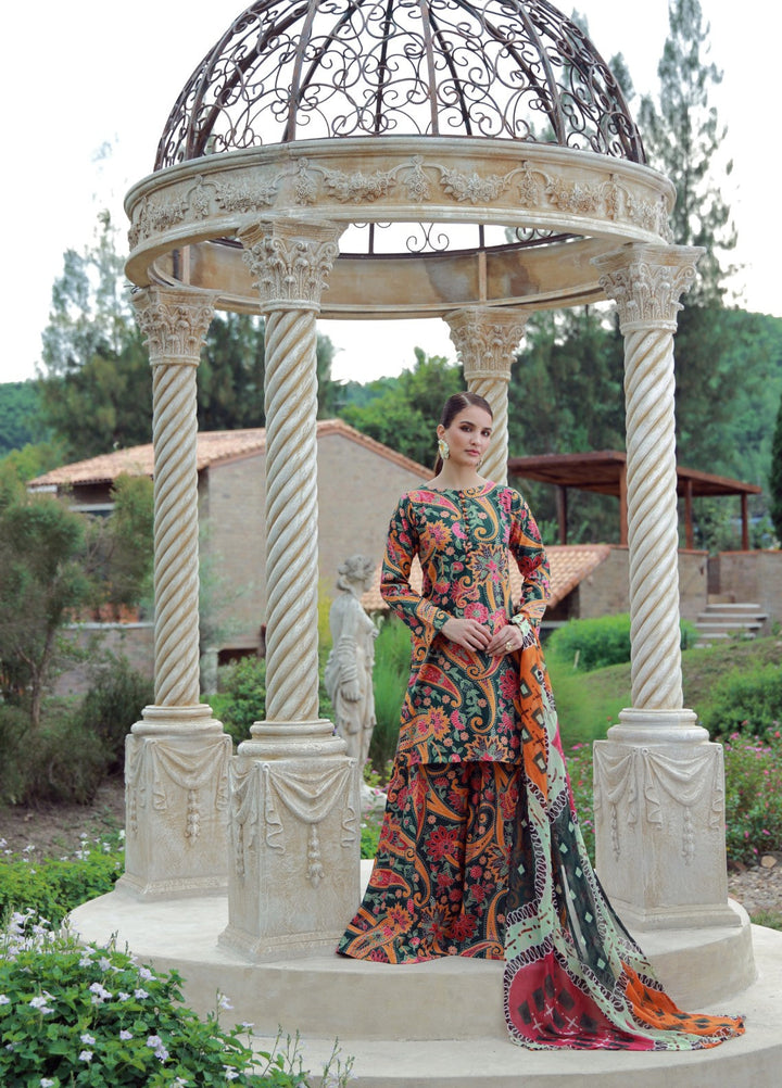 Petals Of Serenity by Feathers RTW Printed Lawn 3 Piece Suit SOLVEX - Casual Collection