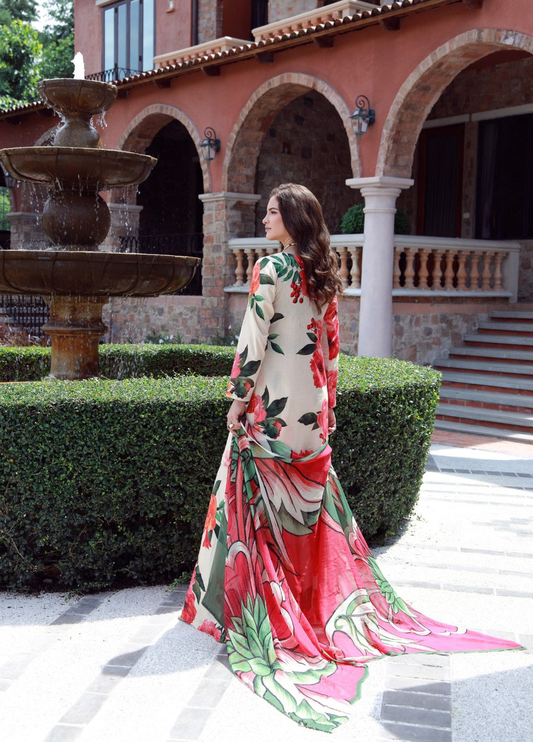 Petals Of Serenity by Feathers RTW Printed Lawn 3 Piece Suit ZENVOR - Casual Collection