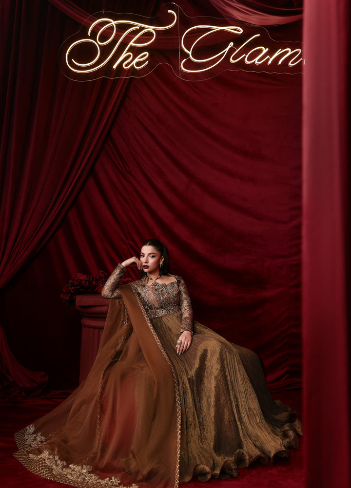 The Glamorous by Musferah Saad RTW Hand work Organza 2 Piece Suit Ethereal Light - Wedding Collection
