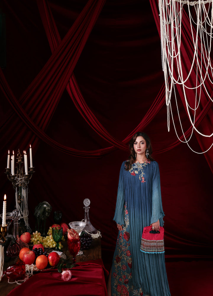 The Glamorous by Musferah Saad RTW Embroidered Silk 1 Piece Persephone - Casual Collection