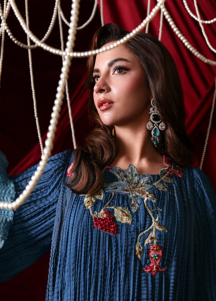The Glamorous by Musferah Saad RTW Embroidered Silk 1 Piece Persephone - Casual Collection