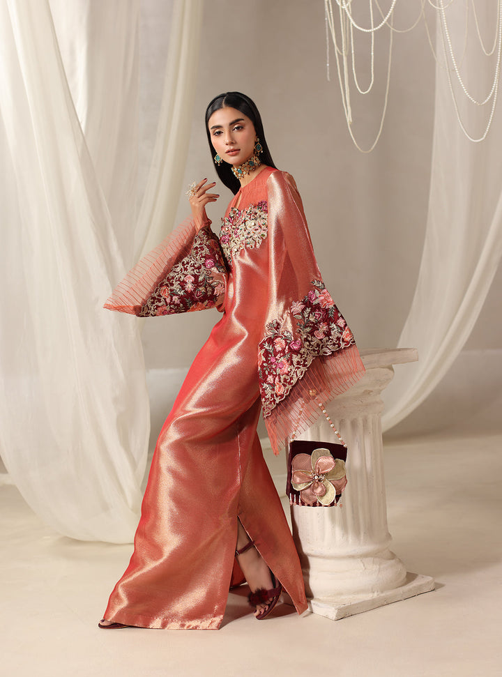 Twilight by Musferah Saad RTW Hand work Tissue 1 Piece Coraline - Eid Collection