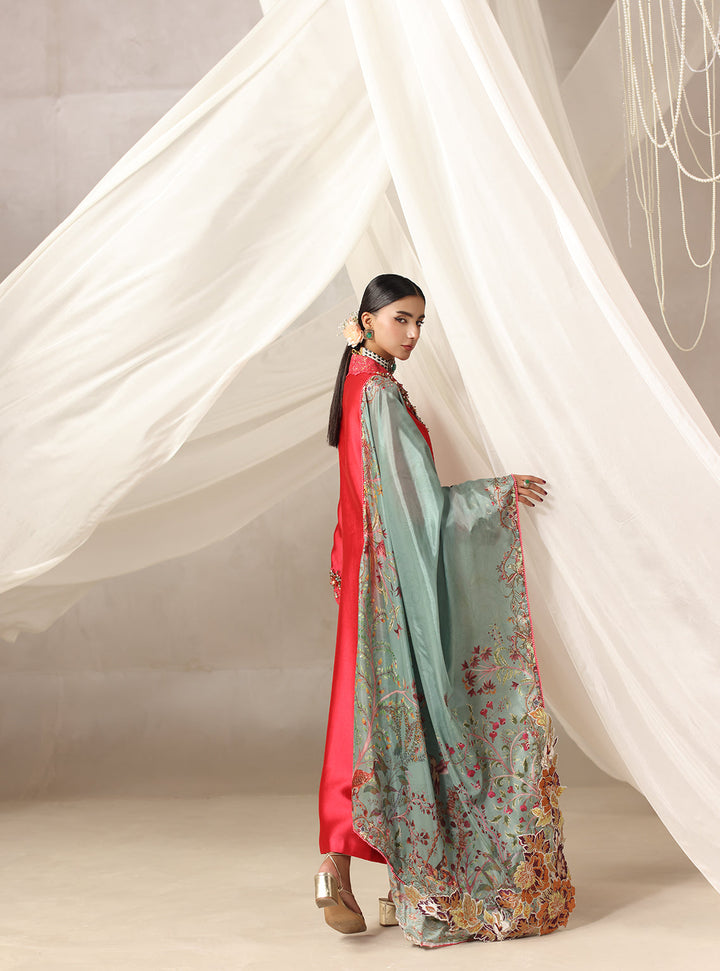Twilight by Musferah Saad RTW Embroidered Tissue Silk 3 Piece Suit Elara - Eid Collection