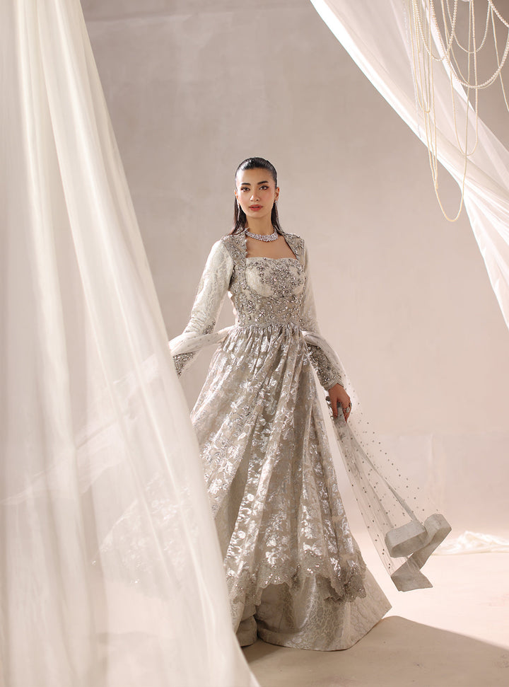 Twilight by Musferah Saad RTW Hand work Tissue 3 Piece Suit Lumieria - Eid Collection