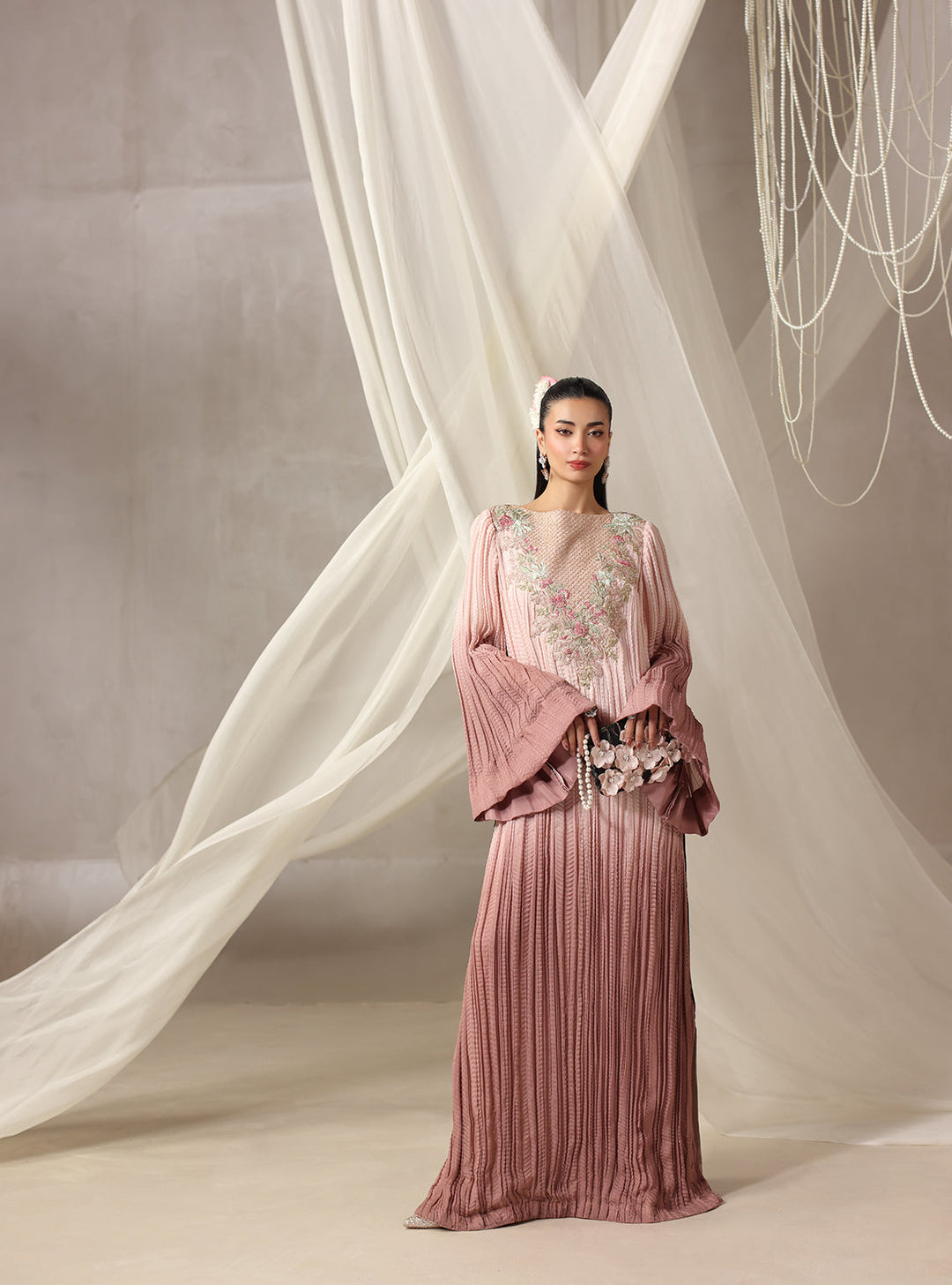 Twilight by Musferah Saad RTW Embroidered Silk 1 Piece Seraphine - Eid Collection
