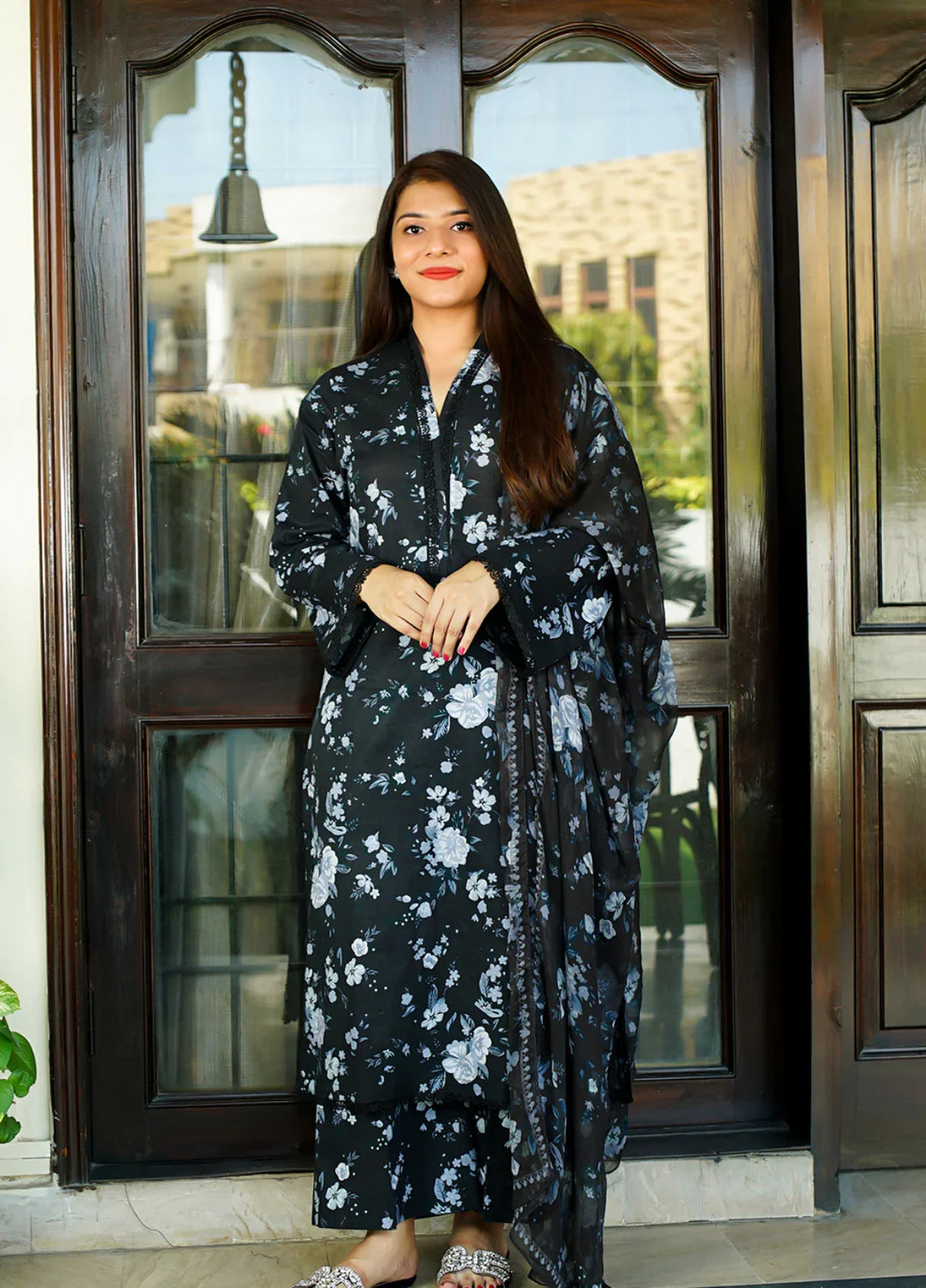 Ileen by naba bilal RTW Printed Lawn 3 Piece Suit IN26RPL Lili - Casual Collection