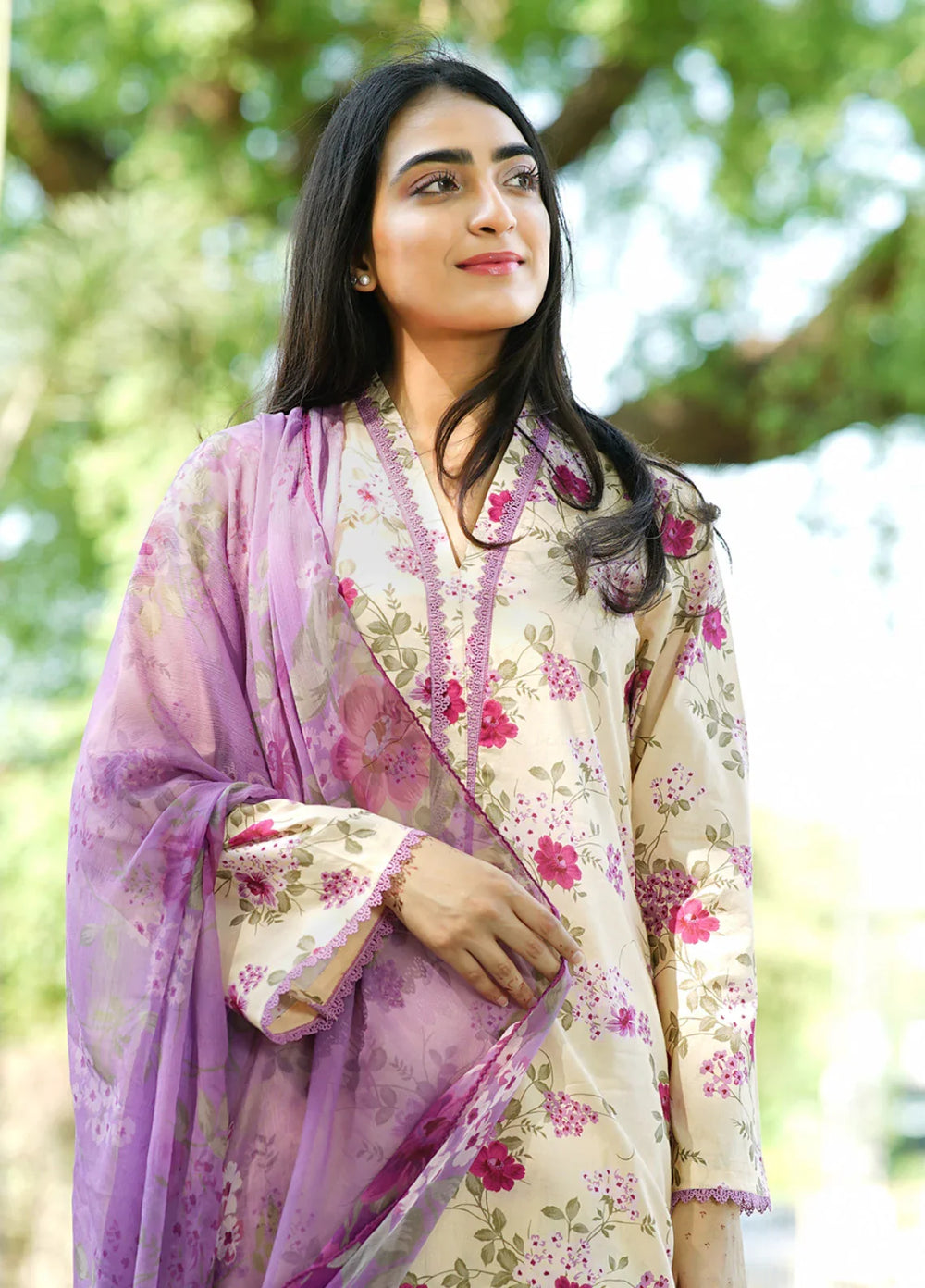 Ileen by naba bilal RTW Printed Lawn 3 Piece Suit IN26RPL Kiara - Casual Collection