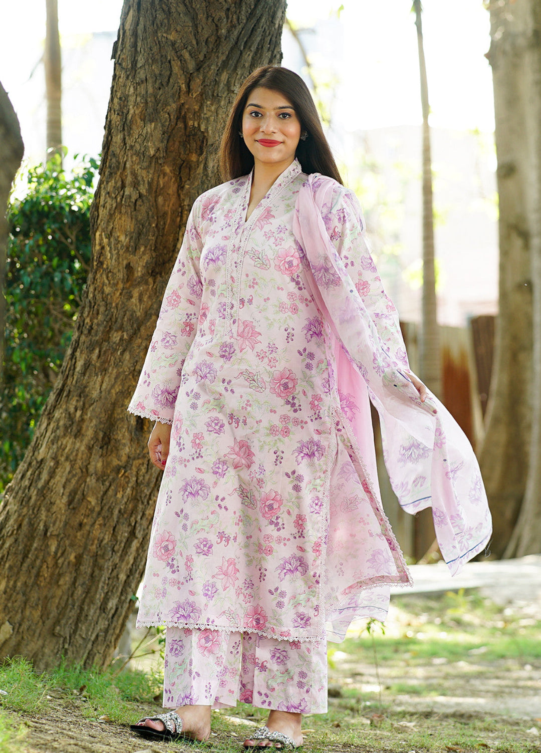 Ileen by Naba Bilal Unstitched Printed Lawn 3 Piece Suit Naira - Casual Collection