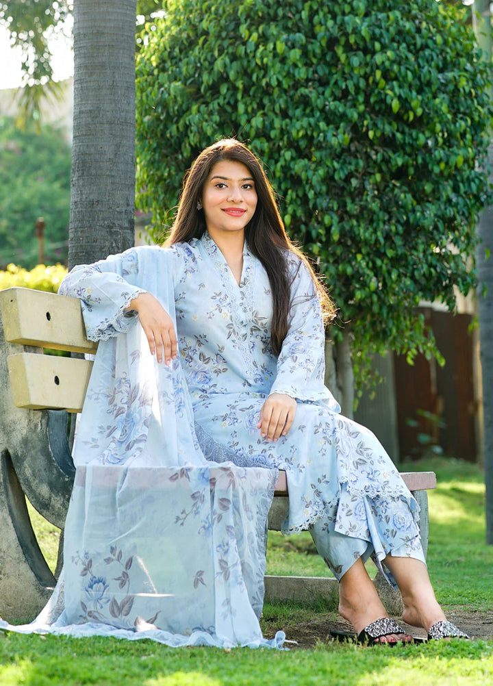 Ileen by naba bilal RTW Printed Lawn 3 Piece Suit IN26RPL Dina - Casual Collection