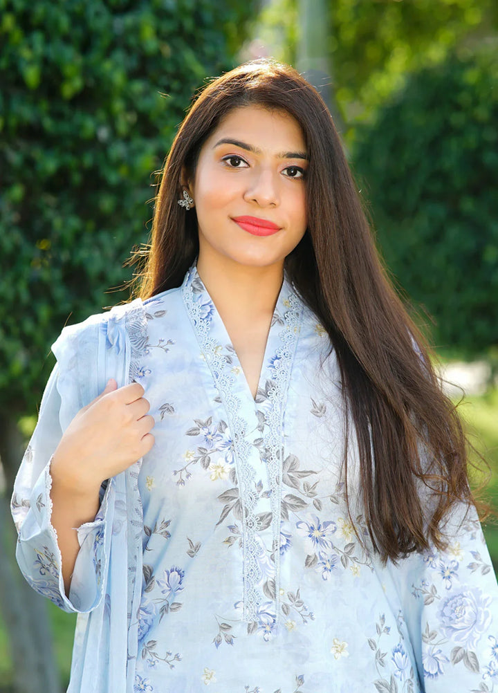 Ileen by naba bilal RTW Printed Lawn 3 Piece Suit IN26RPL Dina - Casual Collection
