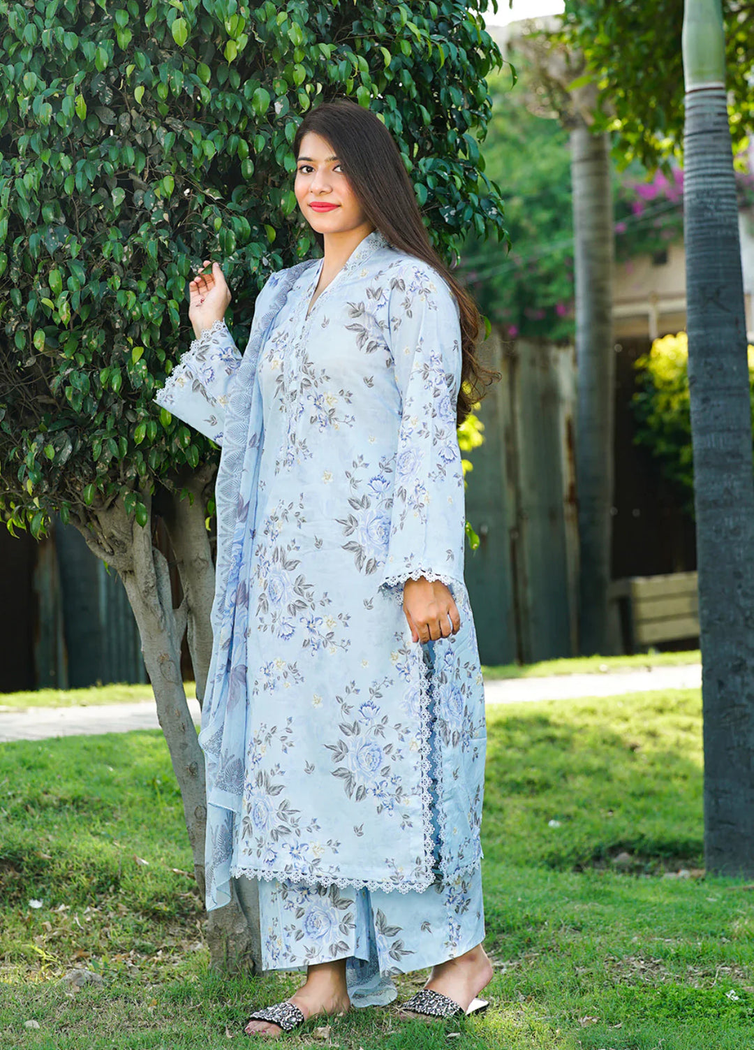 Ileen by naba bilal RTW Printed Lawn 3 Piece Suit IN26RPL Dina - Casual Collection