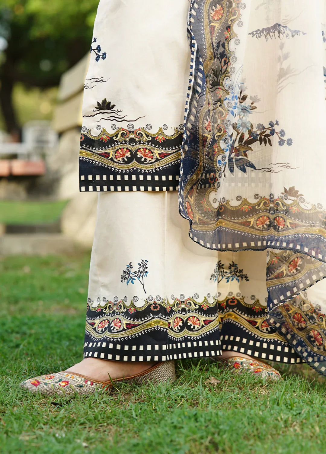 Ileen by naba bilal Unstitched Printed Lawn 3 Piece Suit IN26UPL Lina - Casual Collection