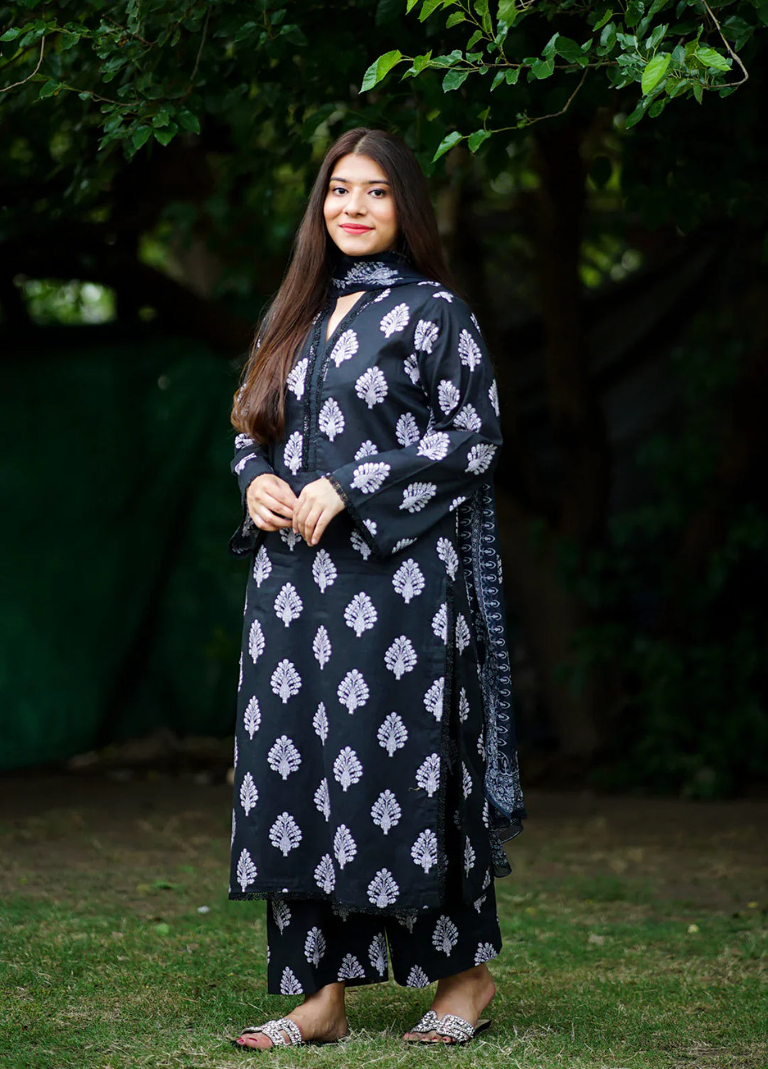 Ileen by naba bilal RTW Printed Lawn 3 Piece Suit IN26RPL Luna - Casual Collection