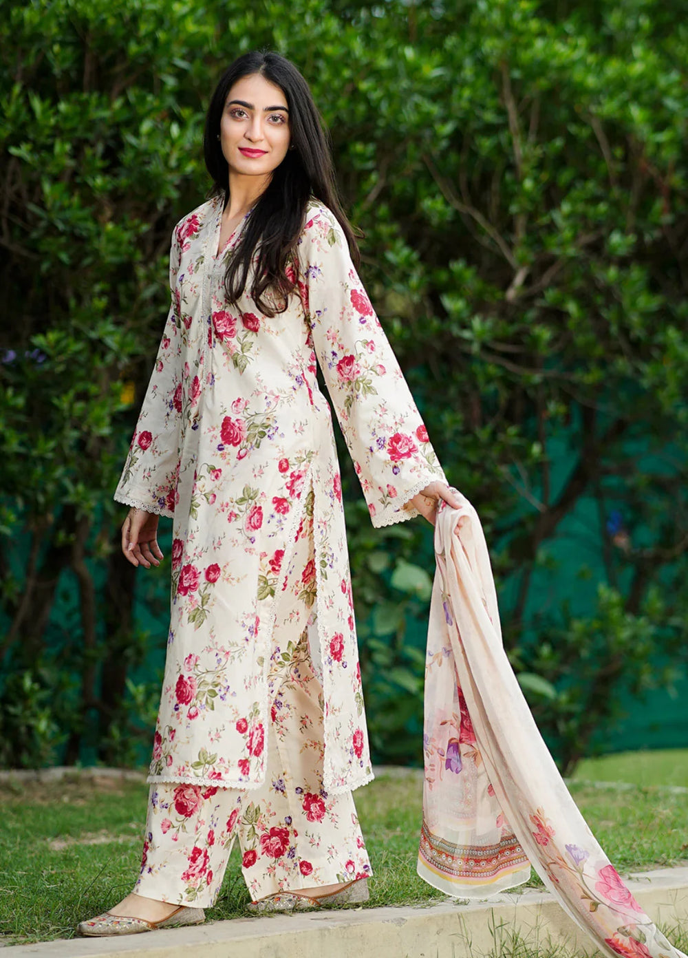 Ileen by naba bilal RTW Printed Lawn 3 Piece Suit IN26RPL Amaira - Casual Collection