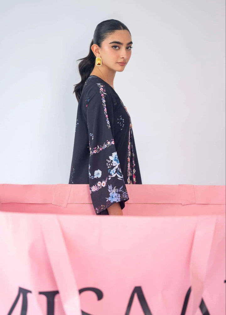 Misaal by Ayesha Somaya Charmed RTW Printed Cotton Silk 2 Piece Suit Night Bloom - Casual Collection