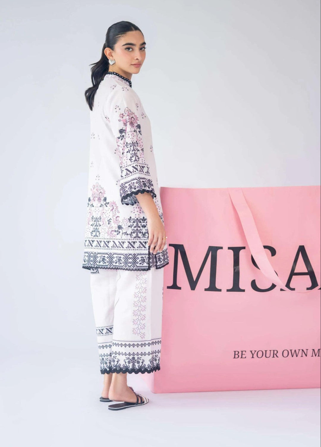 Misaal by Ayesha Somaya Charmed RTW Printed Cotton Silk 2 Piece Suit Flower Power - Casual Collection