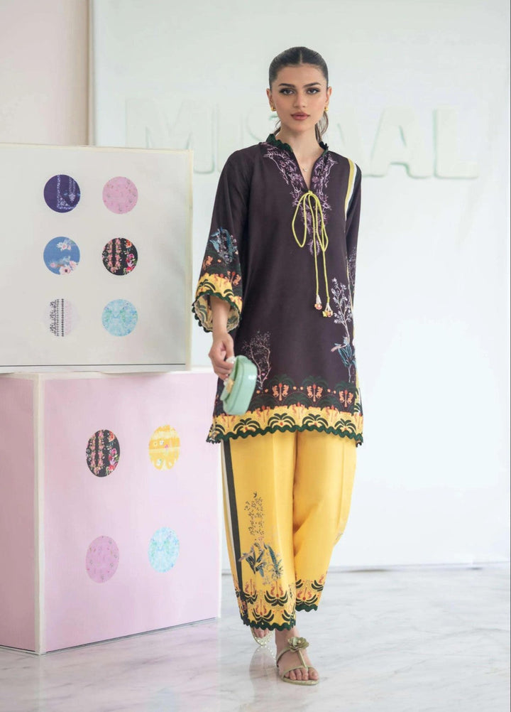 Misaal by Ayesha Somaya Charmed RTW Printed Cotton Silk 2 Piece Suit Coco Girl - Casual Collection
