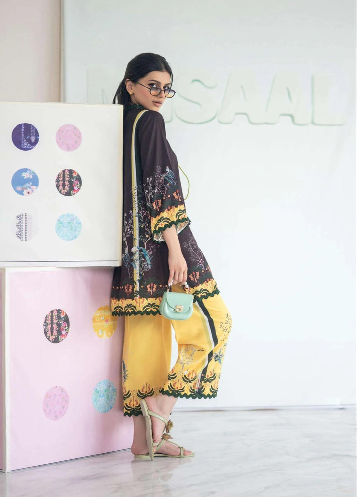 Misaal by Ayesha Somaya Charmed RTW Printed Cotton Silk 2 Piece Suit Coco Girl - Casual Collection