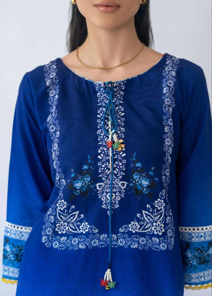 Misaal by Ayesha Somaya Charmed RTW Printed Cotton Silk 2 Piece Suit Lush Crush - Casual Collection