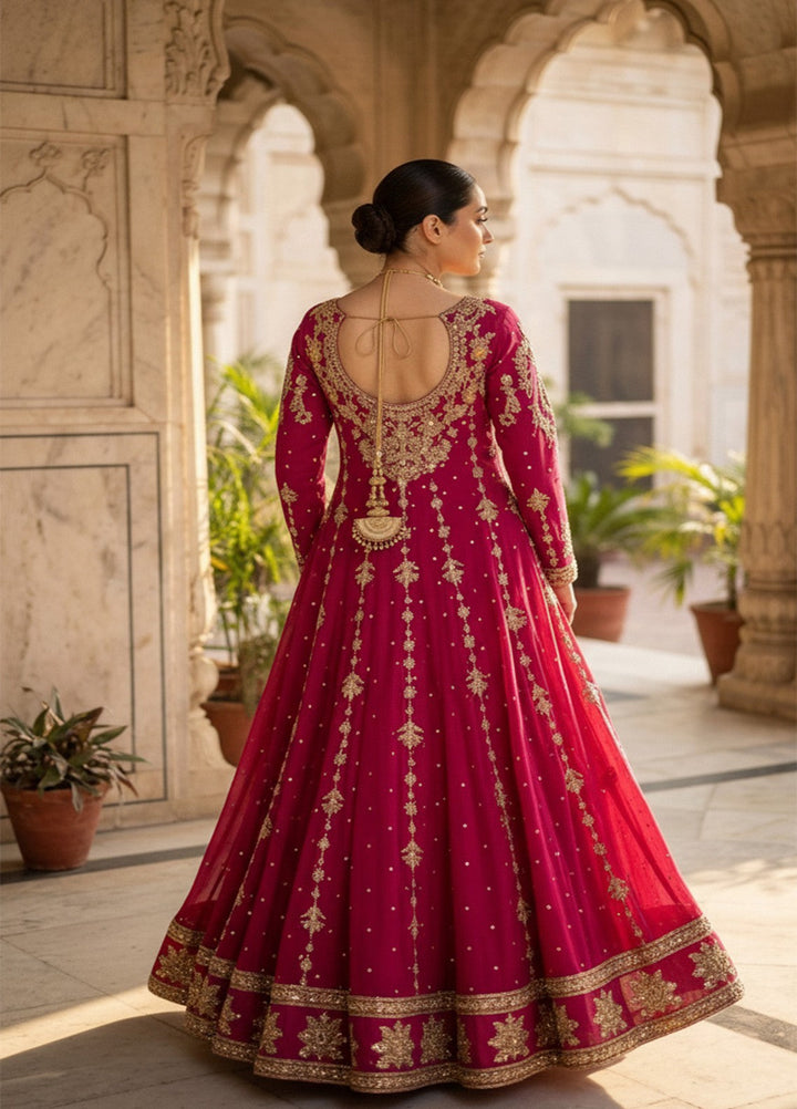 Afsana e Noor by Ibraysha RTW Hand work Chiffon 2 Piece Suit Noor-E-Jahan Anarkali - Wedding Collection