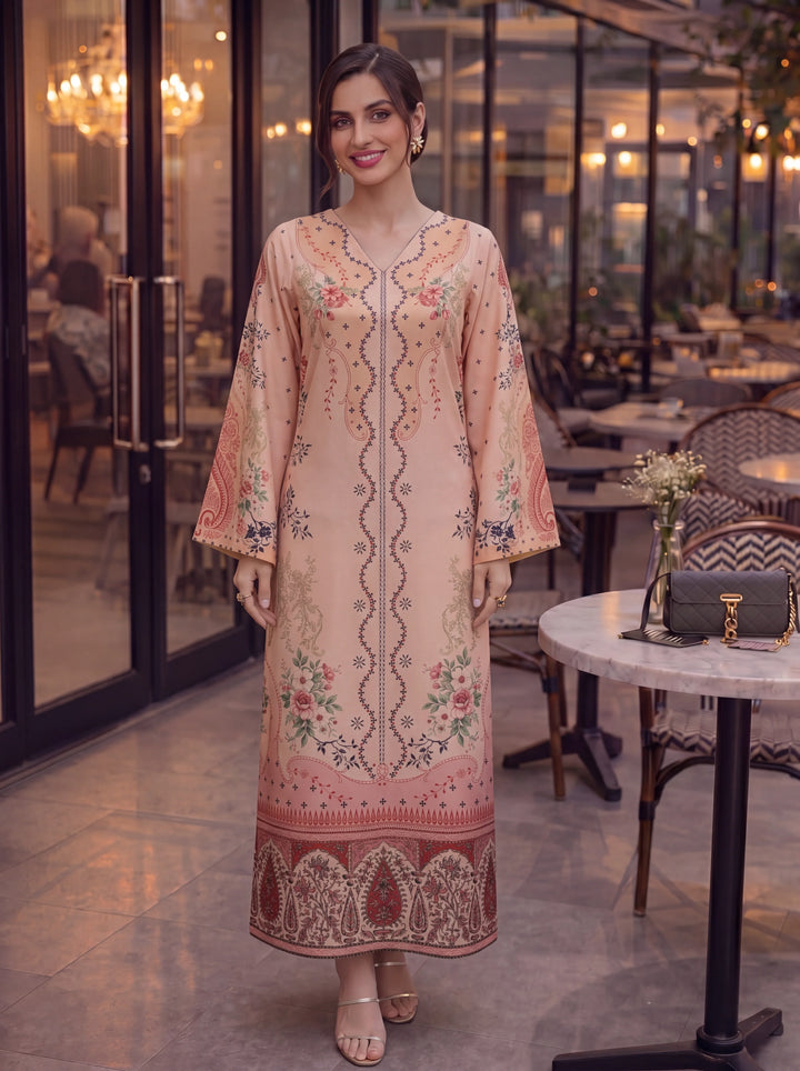 Impulse Wear by Ruby Suleiman RTW Printed Crepe 1 Piece Desert Paisley - Casual Collection