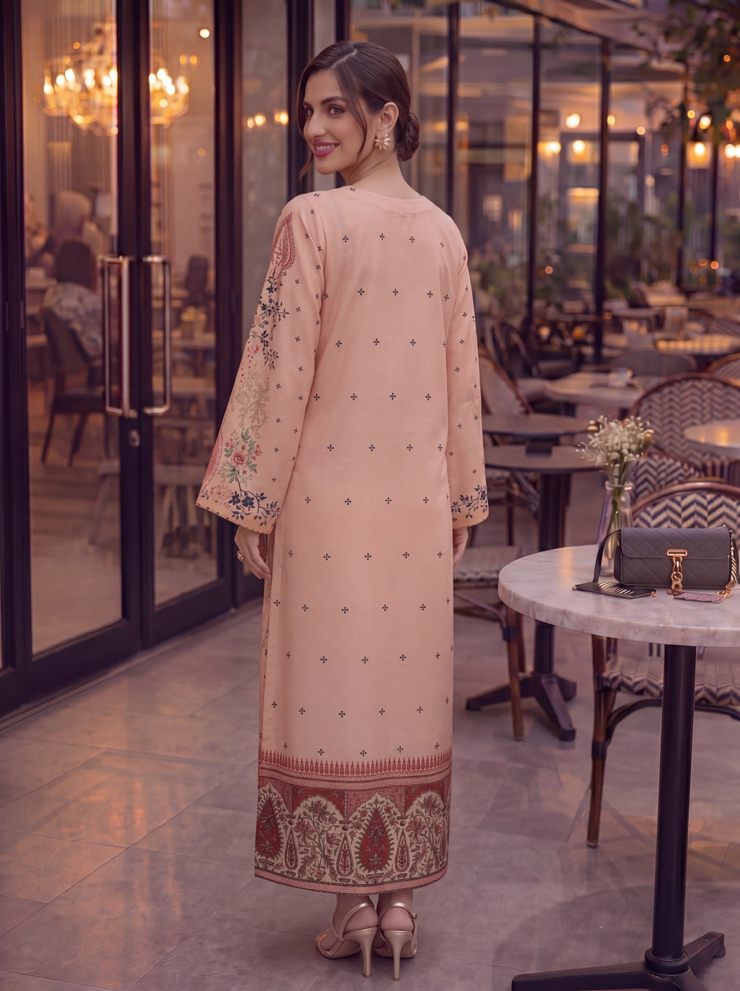Impulse Wear by Ruby Suleiman RTW Printed Crepe 1 Piece Desert Paisley - Casual Collection