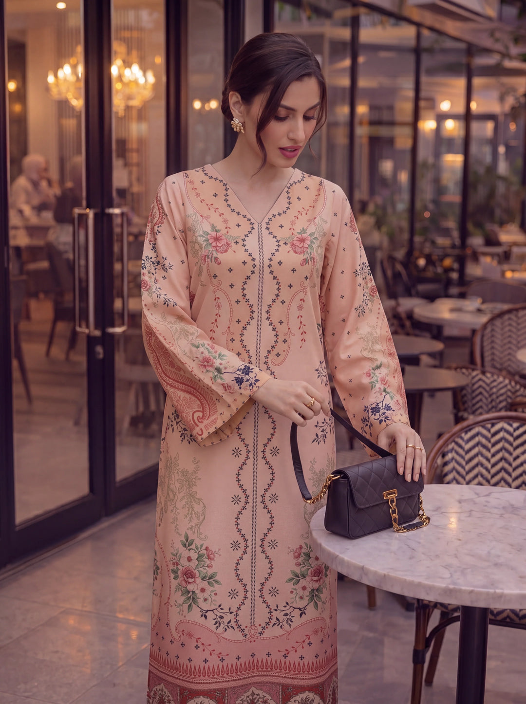Impulse Wear by Ruby Suleiman RTW Printed Crepe 1 Piece Desert Paisley - Casual Collection