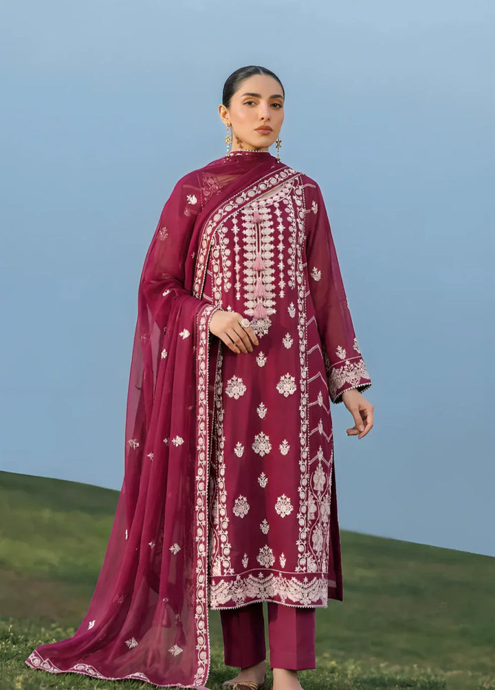 Stitching Cotton Unstitched Embroidered Chiffon 3 Piece Suit WFCU-08 Festive Collection