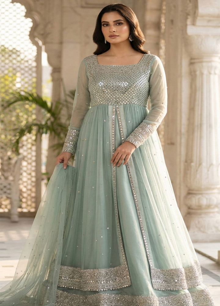 Afsana e Noor by Ibraysha RTW Embroidered Kamdani 2 Piece Suit Chahat Anarkali - Wedding Collection