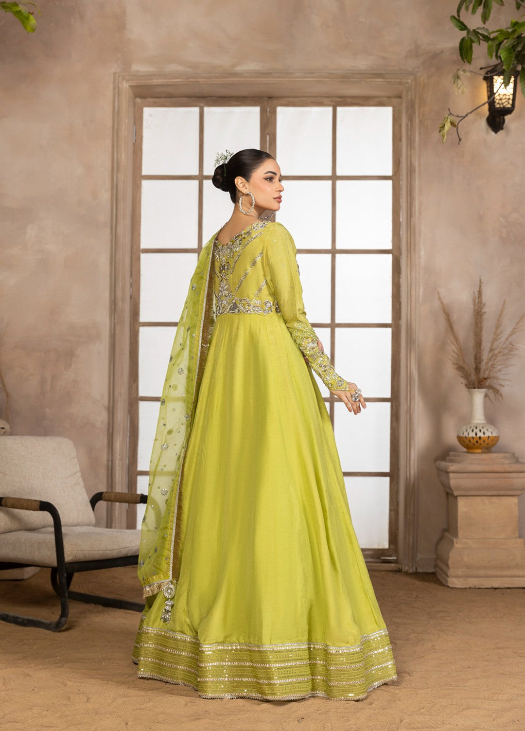 Afsana e Noor by Ibraysha RTW Hand work Raw Silk 2 Piece Suit Noor-Ul-Ain - Wedding Collection