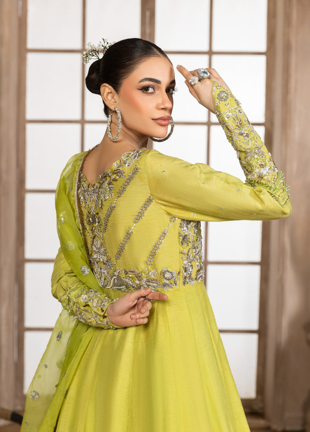 Afsana e Noor by Ibraysha RTW Hand work Raw Silk 2 Piece Suit Noor-Ul-Ain - Wedding Collection
