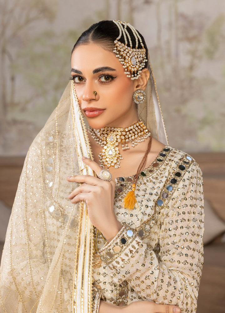 Afsana e Noor by Ibraysha RTW Hand work Chiffon 3 Piece Suit Noor-E-Aina - Wedding Collection