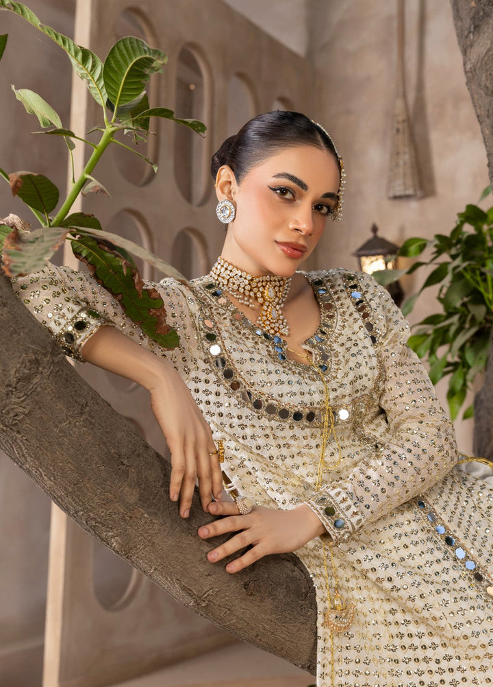 Afsana e Noor by Ibraysha RTW Hand work Chiffon 3 Piece Suit Noor-E-Aina - Wedding Collection