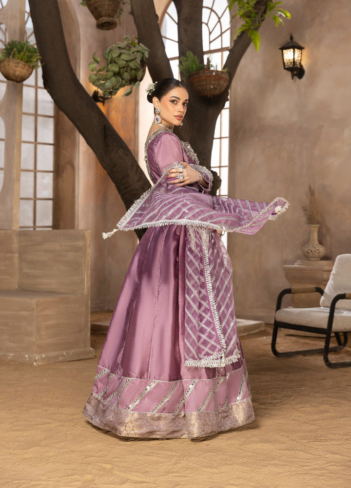 Afsana e Noor by Ibraysha RTW Hand work Raw Silk 3 Piece Suit Mahtab-E-Kasni - Wedding Collection