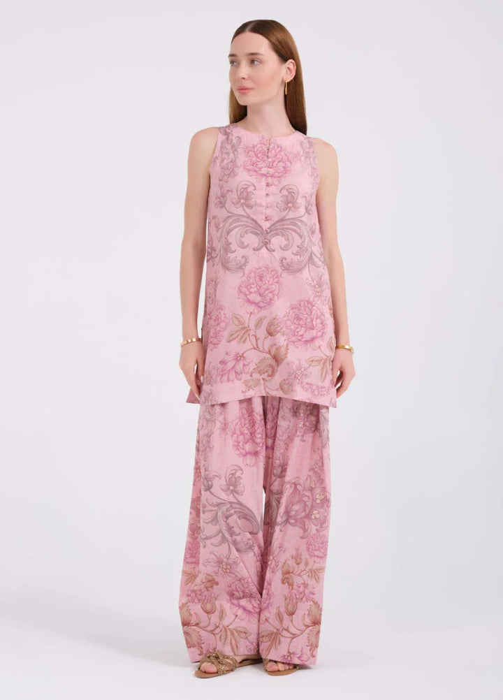Love Notes Misaal by Ayesha Somaya RTW Printed Lawn Silk 2 Piece Suit Rose Garden Casual Collection